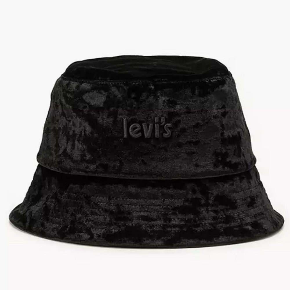 Womens Levi's Velvet Bucket Hat Sz: M